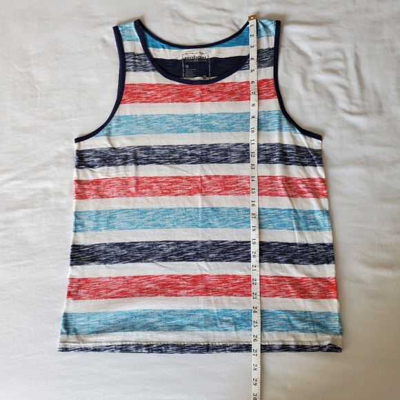 Urban Pipeline (Kohl's) Striped Tank Top, M, Red White & Blue - Picture 3 of 4